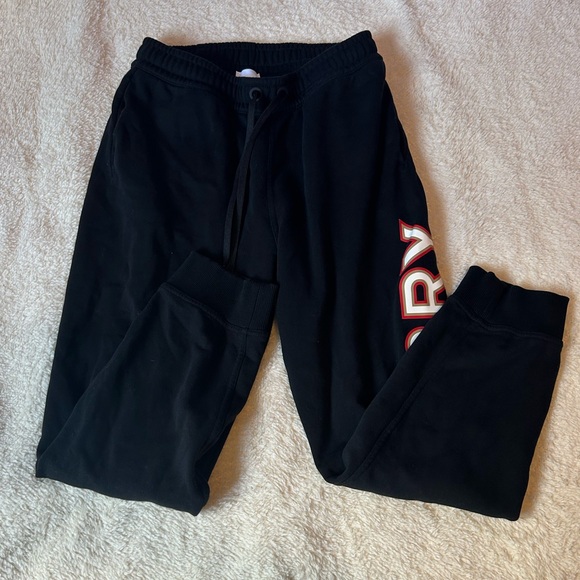 Burberry Black Logo Joggers - Picture 1 of 6